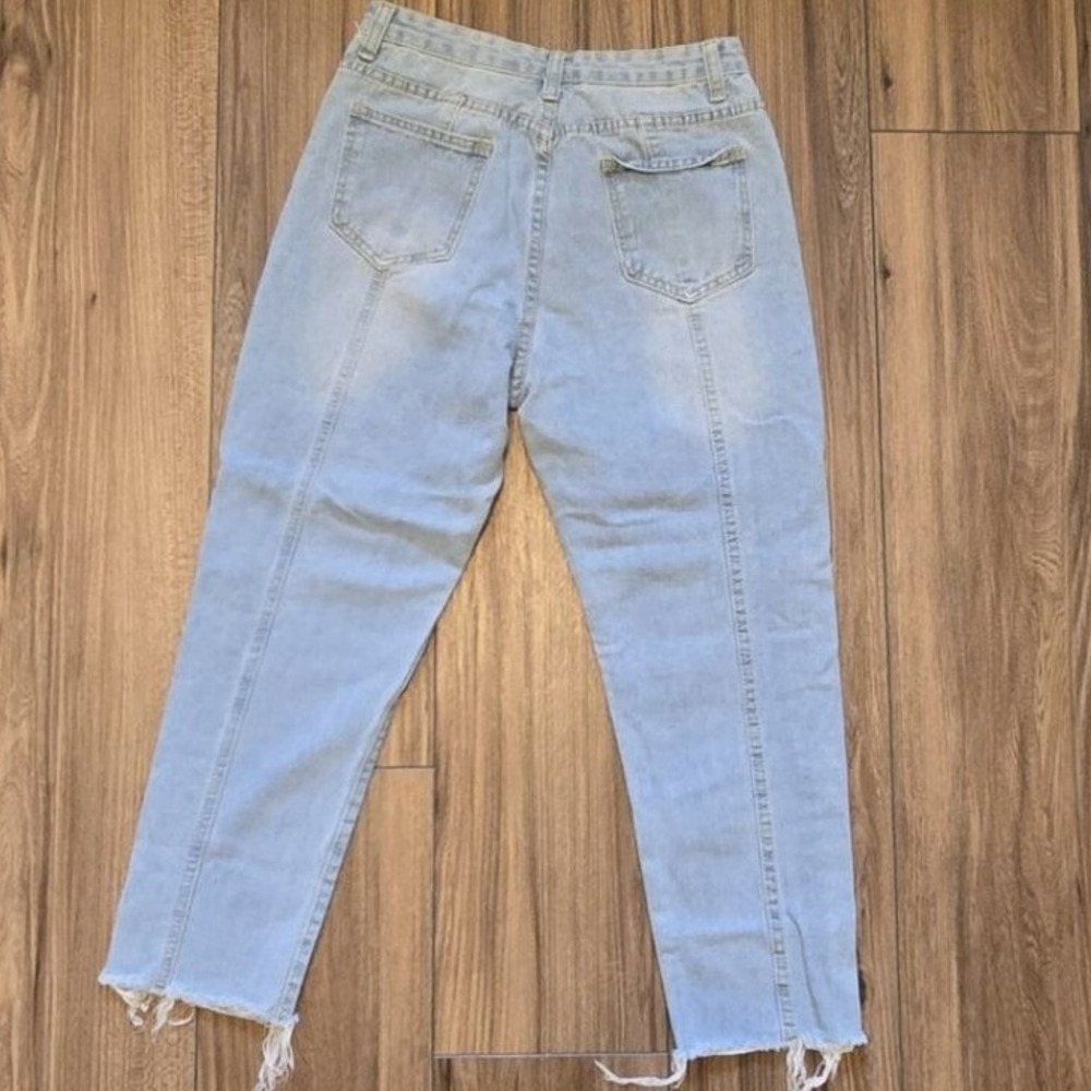 Falmer Heritage Jeans‎ size S (26) Light wash High Rise Crop Raw Hem Ankle